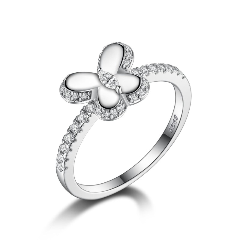 Charmorah "Butterfly" 925 Sterling Silver Promise Rings C2024030007